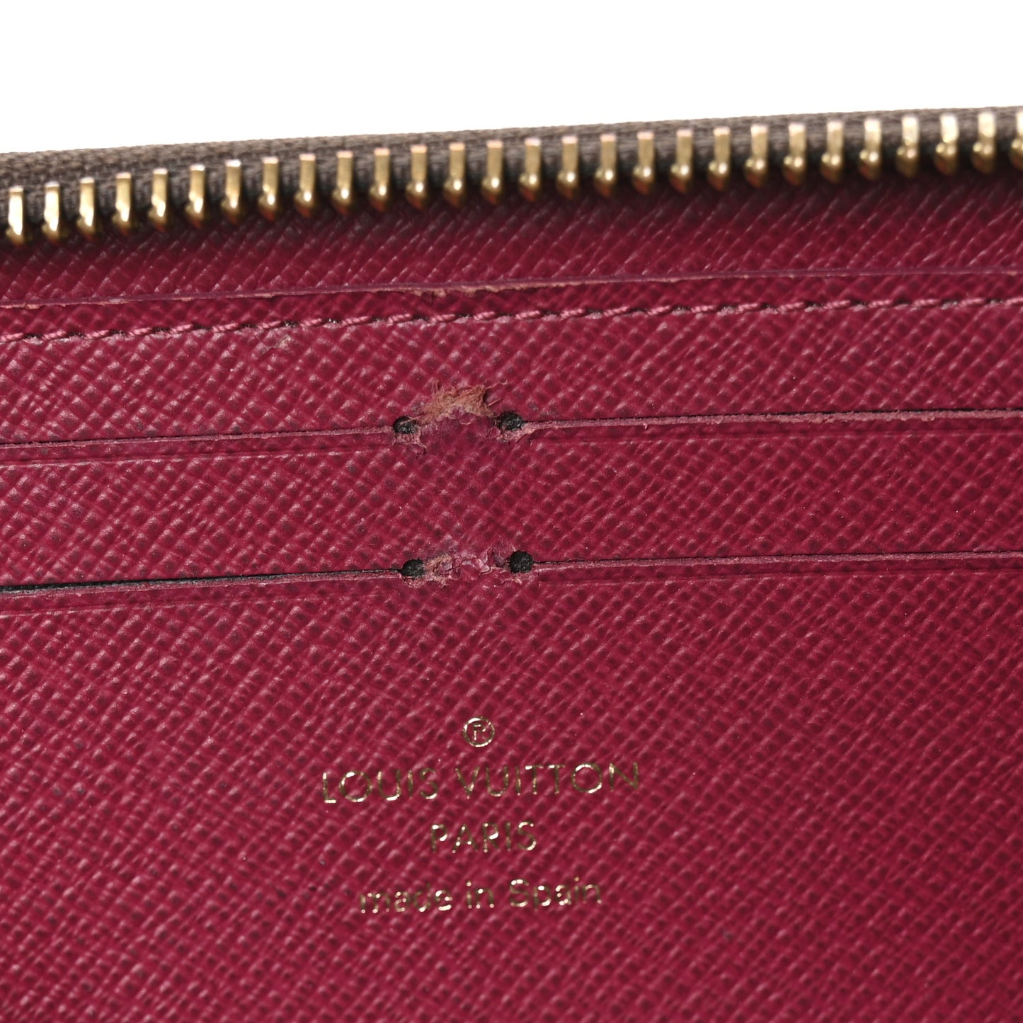 Monogram Clemence Wallet Fuchsia