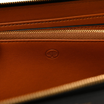 Mulberry Silky Calfskin Colorblock 12 Card Zip Around Wallet Nutmeg 7 of 8