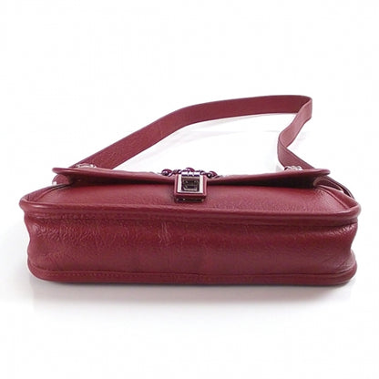 Chanel Leather Chain Mademoiselle Flap Scarlet 4 of 9