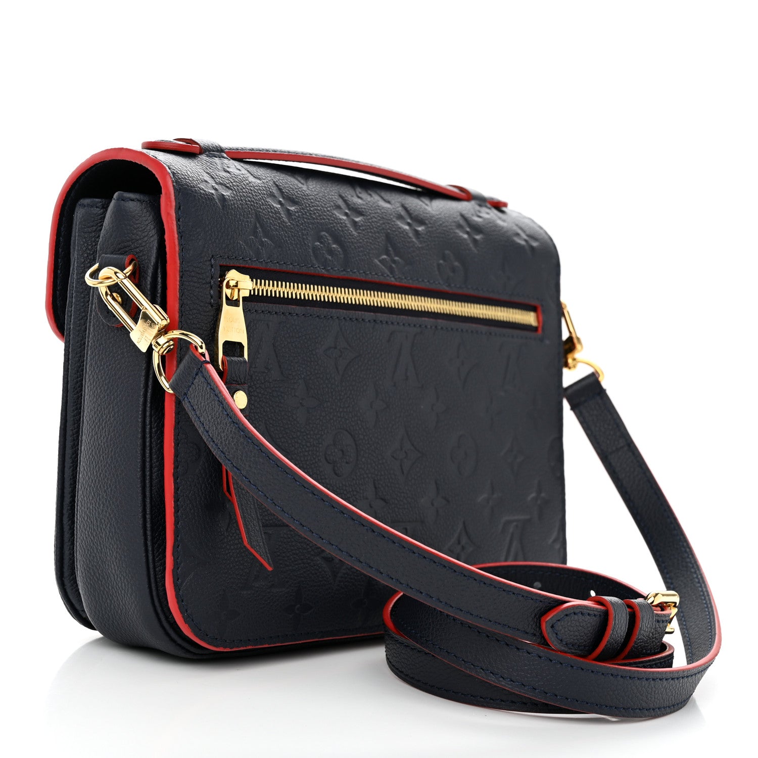 Louis Vuitton Empreinte Pochette Metis Marine Rouge 3 of 11