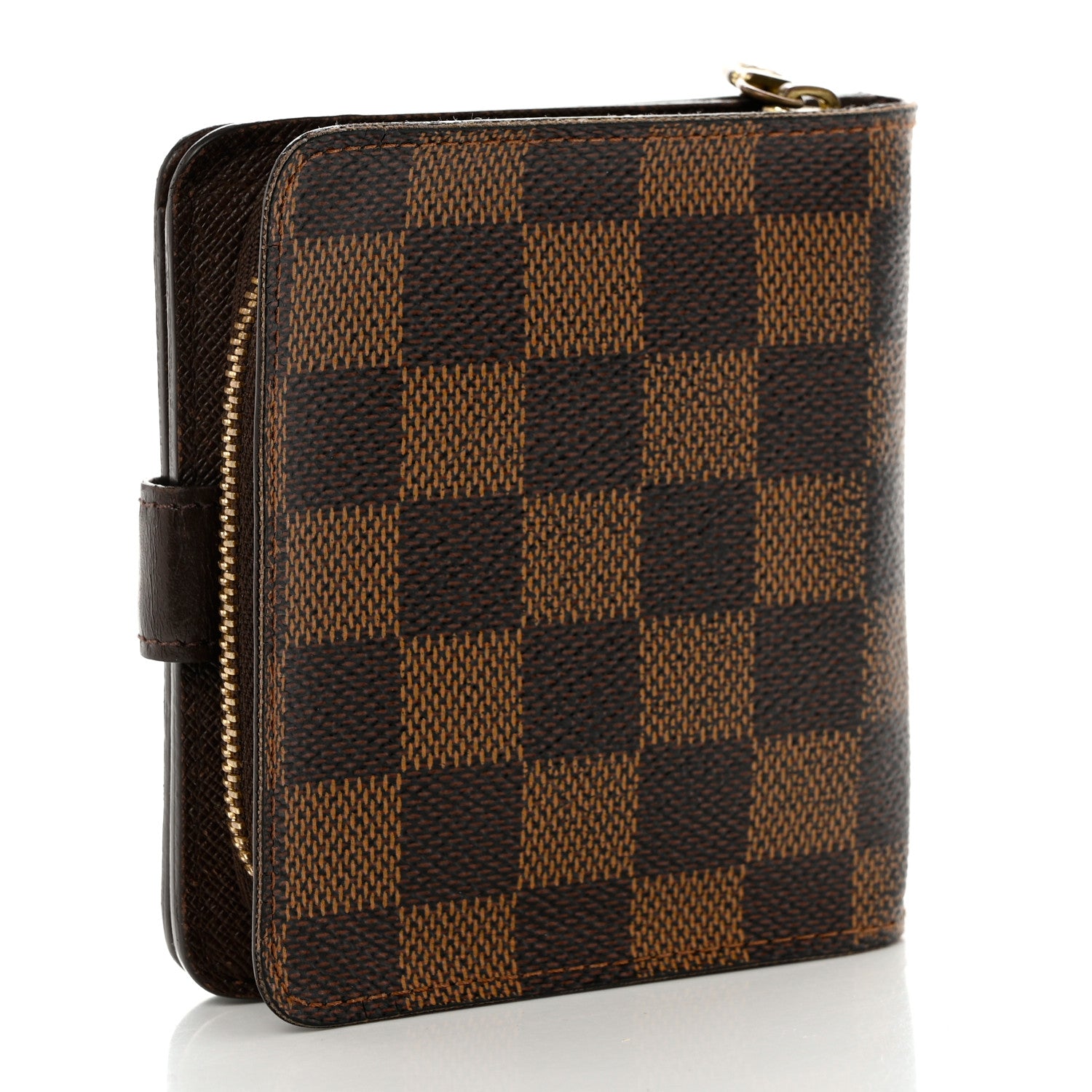 Louis Vuitton Damier Ebene Zippe Zipped Compact Wallet 3 of 9