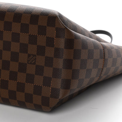 Louis Vuitton Damier Ebene Belmont MM Black 8 of 12