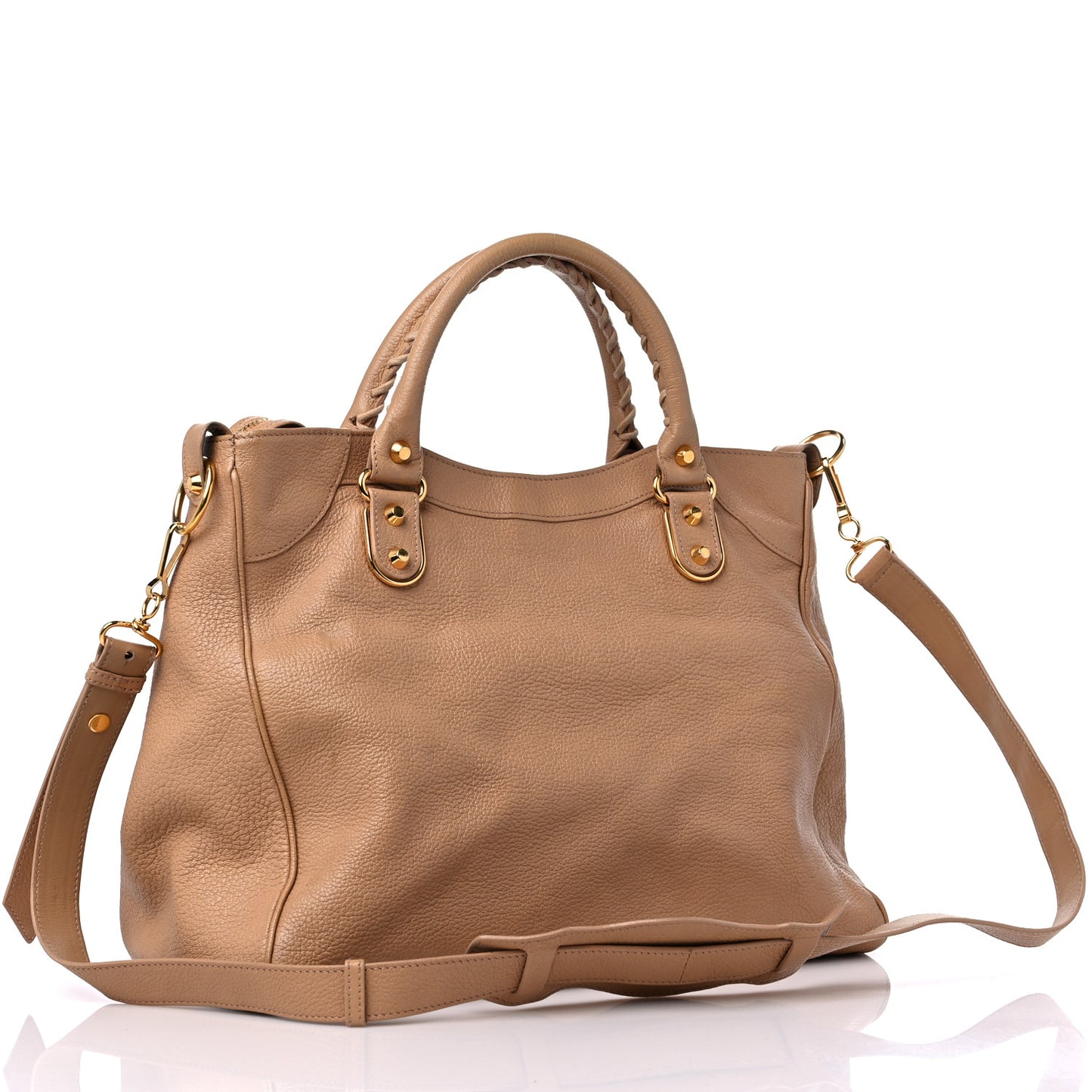Chevre Gold Metallic Edge Hardware Velo Tomette