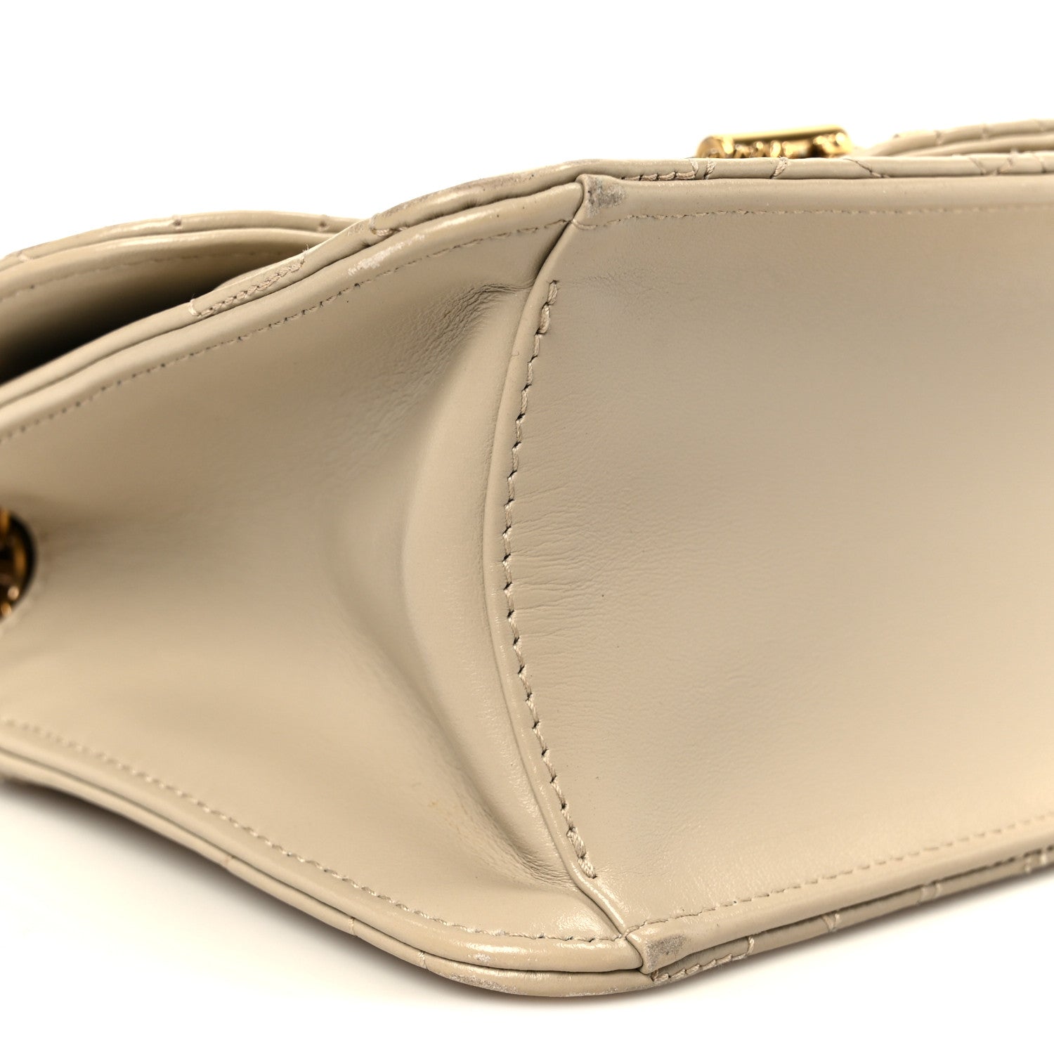 Salvatore Ferragamo Calfskin Quilted Gancini Flap Bag Peony 9 of 12