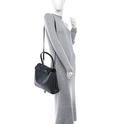 Balenciaga Natural Smooth Calfskin Medium Rodeo Top Handle Handbag Grey 2 of 8