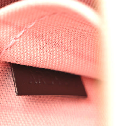 Louis Vuitton Damier Ebene Neverfull MM GM Pochette Rose Ballerine 7 of 8