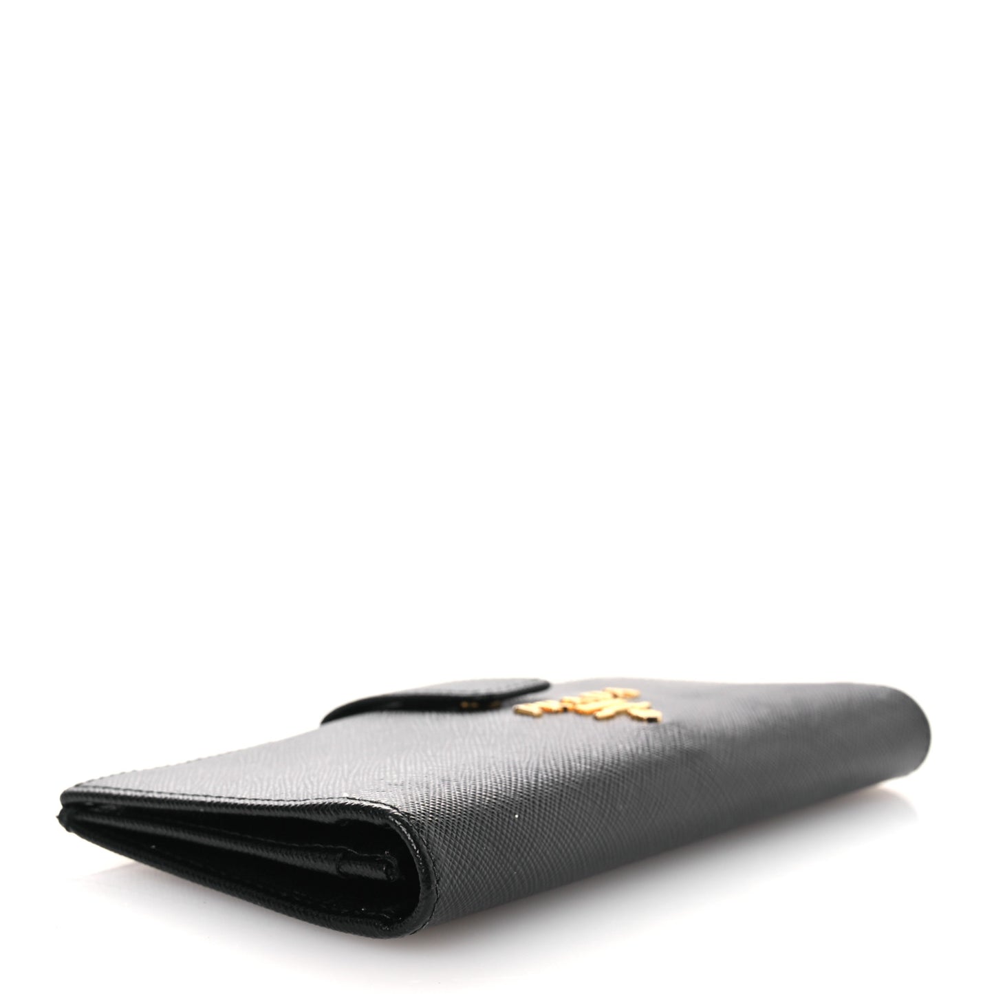 Saffiano Metal Large Wallet Black