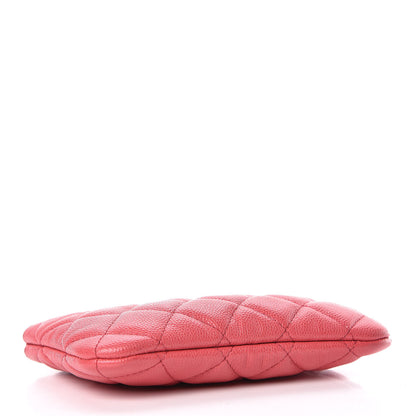 Chanel Caviar Quilted Small Cosmetic Case Pink 4 of 13