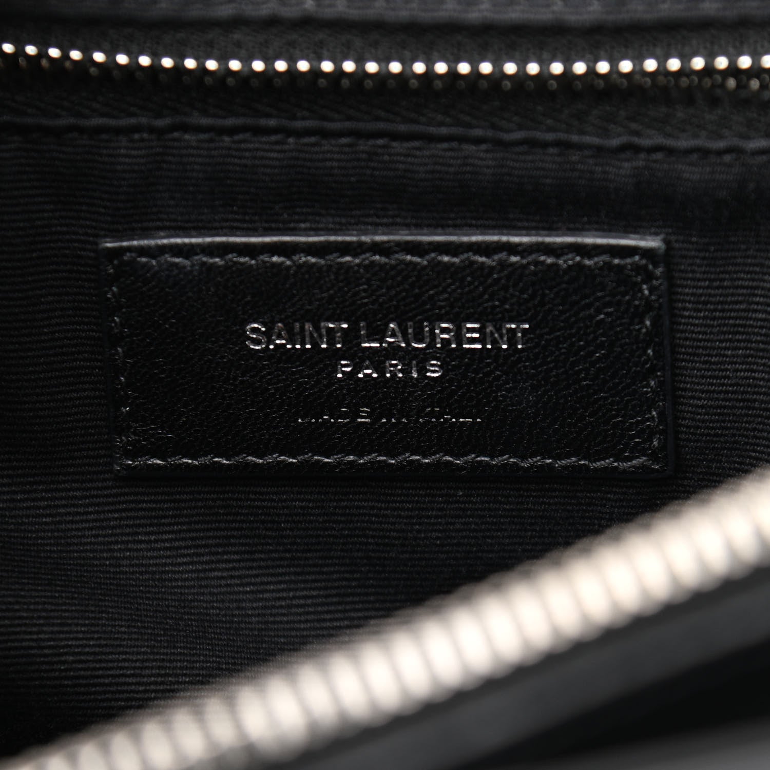Saint Laurent Calfskin Y Quilted Monogram Large Loulou Chain Satchel Black 6 of 9