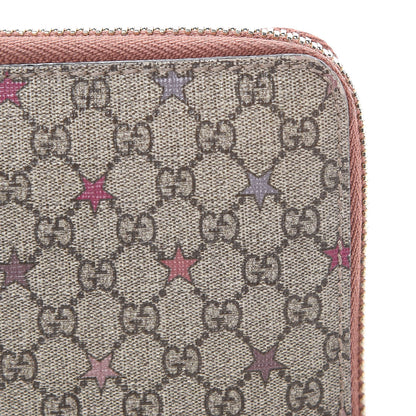 Gucci GG Supreme Monogram Stars Zip Around Wallet 10 of 12