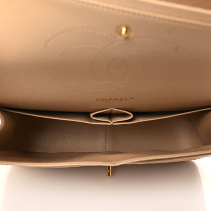 Chanel Caviar Quilted Jumbo Double Flap Beige Clair 5 of 9