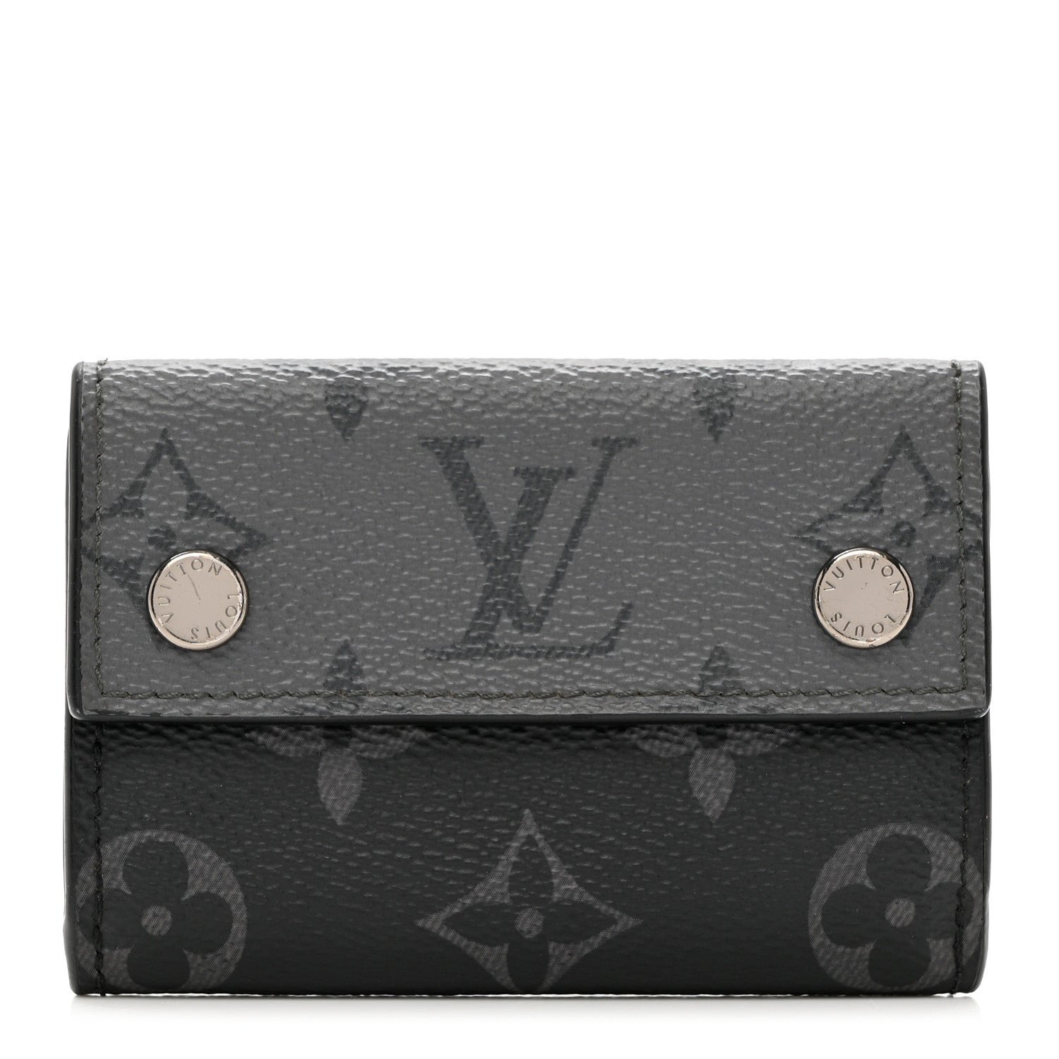 Louis Vuitton Reverse Monogram Eclipse Discovery Compact Wallet 1 of 7