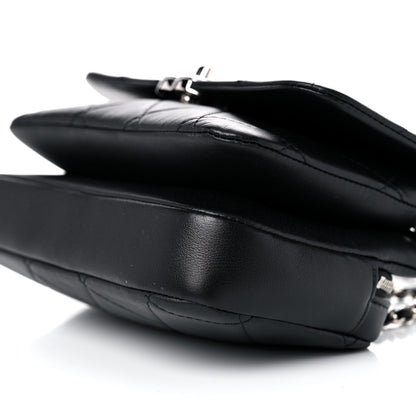 Chanel Lambskin Quilted CC Flap Black 9 of 9