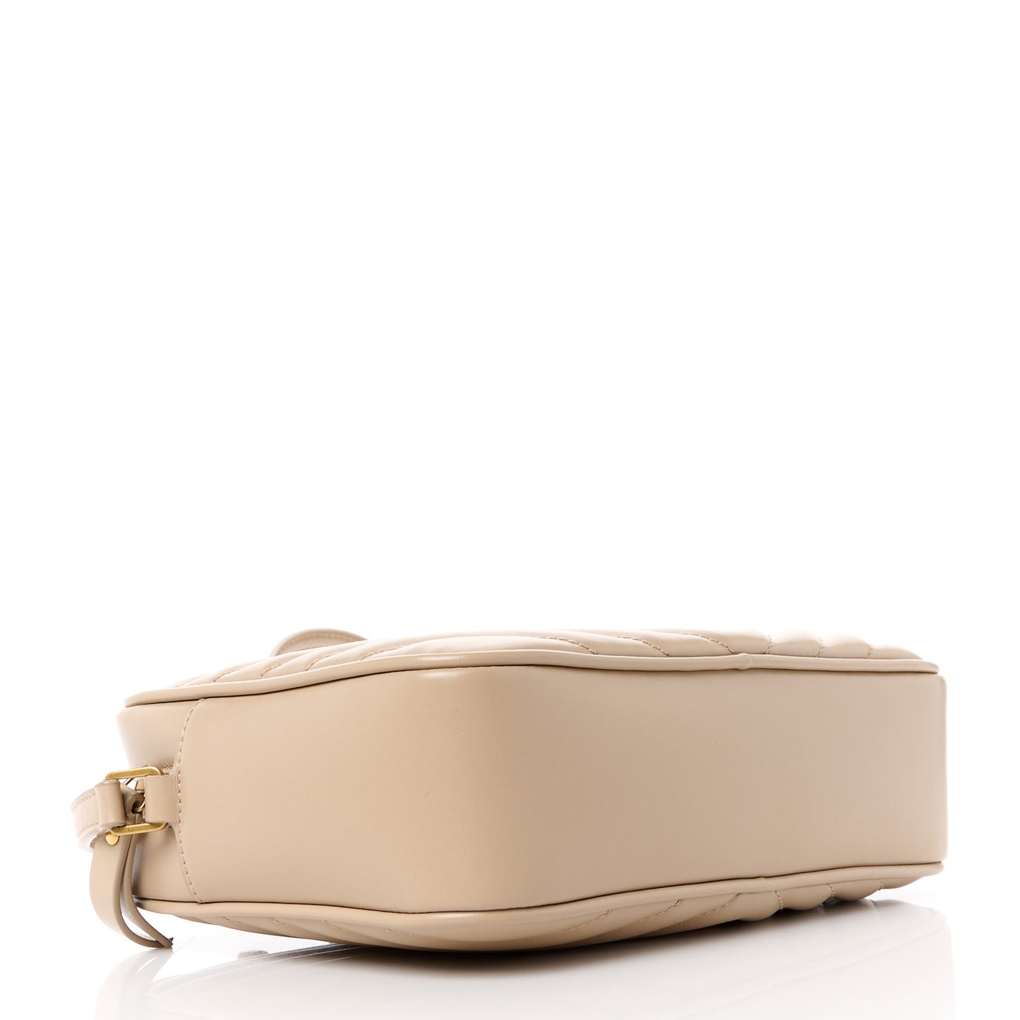 Calfskin Matelasse Monogram Lou Camera Bag Dark Beige