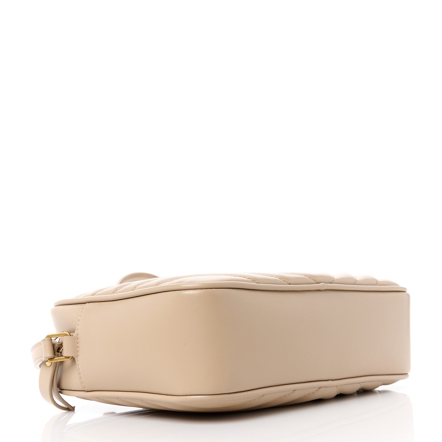 Saint Laurent Calfskin Matelasse Monogram Lou Camera Bag Dark Beige 4 of 11