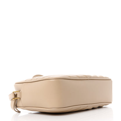 Saint Laurent Calfskin Matelasse Monogram Lou Camera Bag Dark Beige 4 of 11