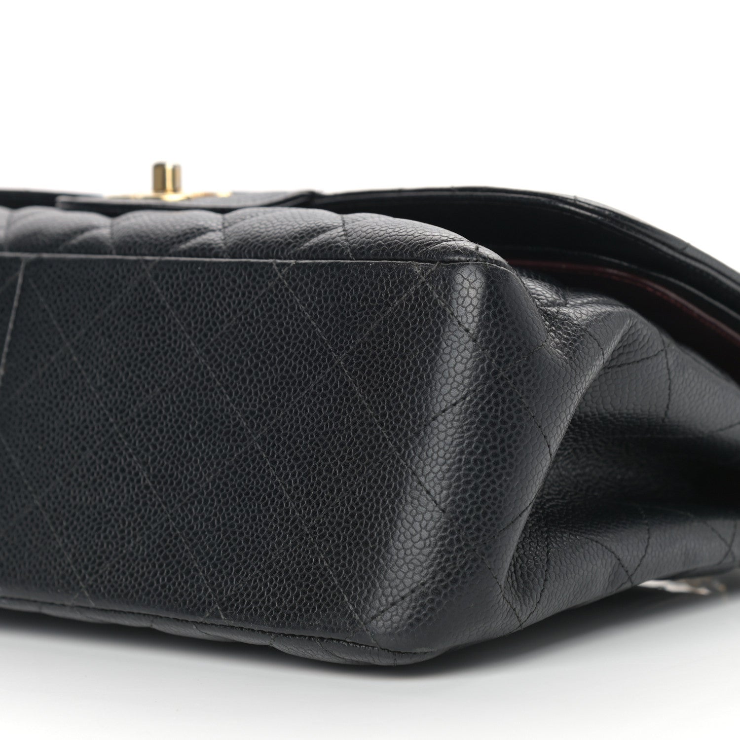 Chanel Caviar Quilted Jumbo Double Flap Black 8 of 14