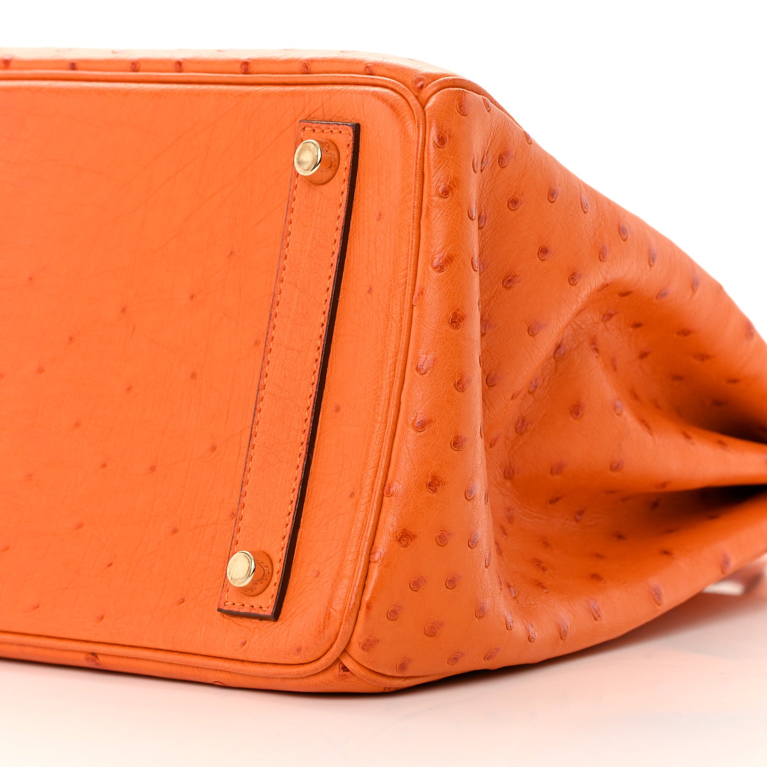 Hermes Ostrich HAC Birkin 32 Orange 10 of 20