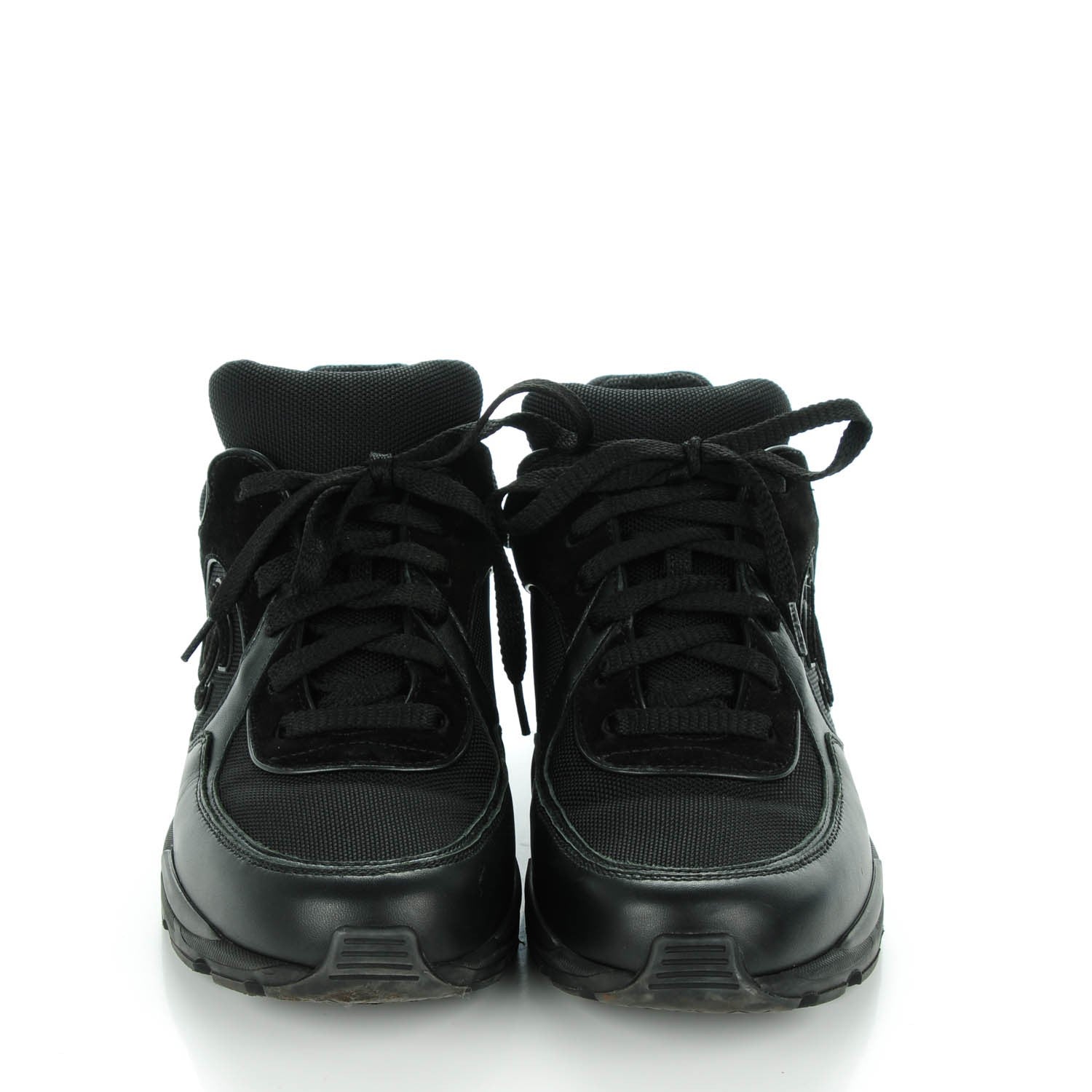 Chanel Suede Calfskin CC Sneakers 40 Black 2 of 8