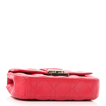 Christian Dior Lambskin Cannage Miss Dior Promenade Pouch Fuchsia 4 of 14