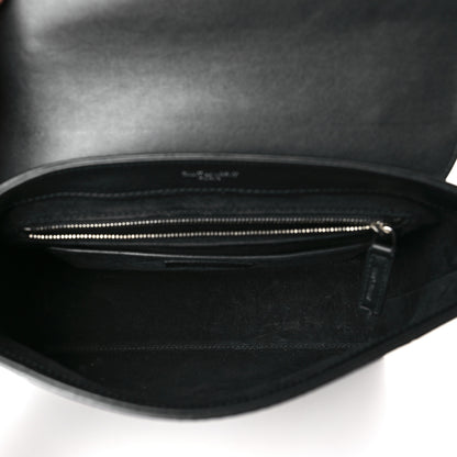 Saint Laurent Snakeskin Le 90 Shoulder Bag Black 5 of 9