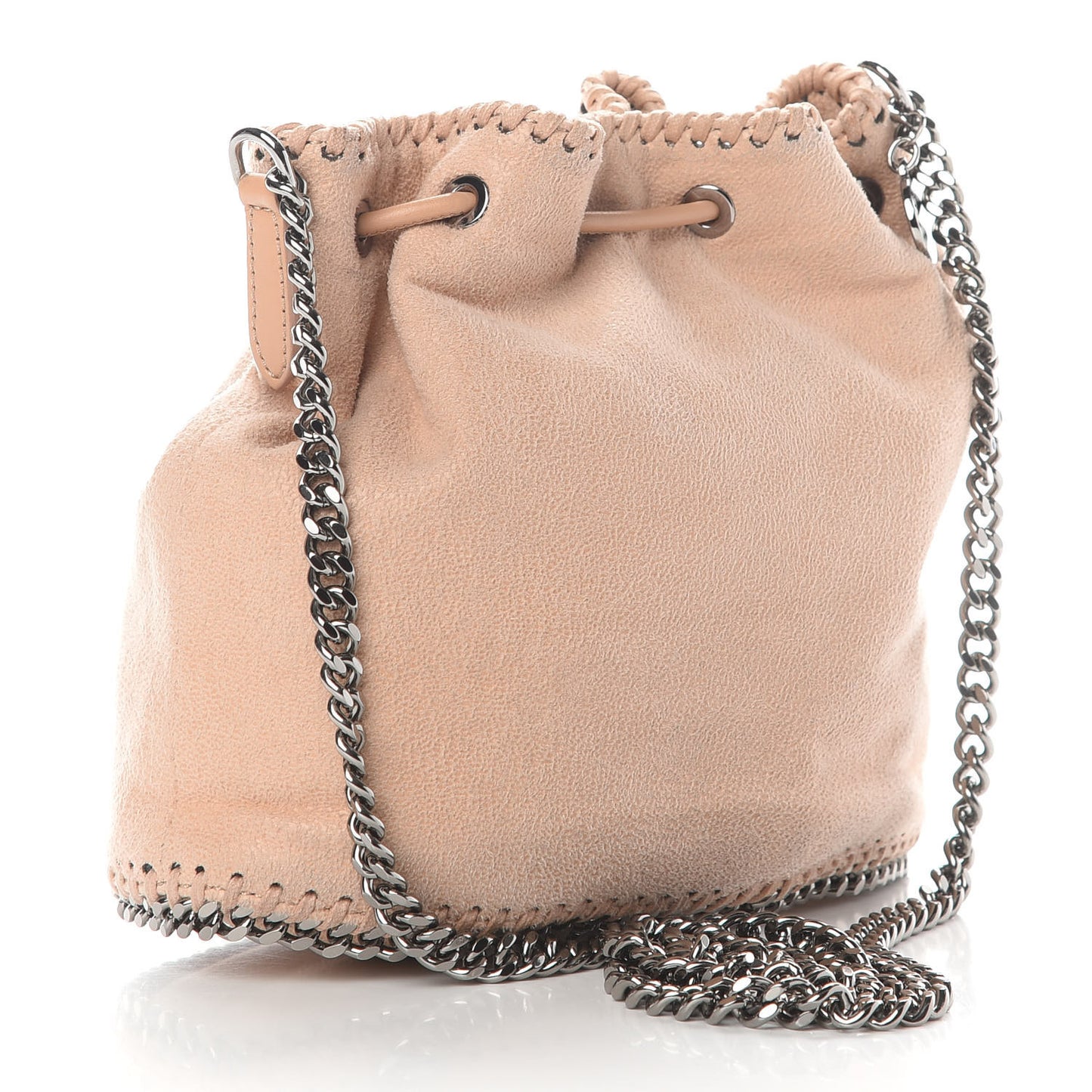 Shaggy Deer Small Falabella Bucket Bag Powder