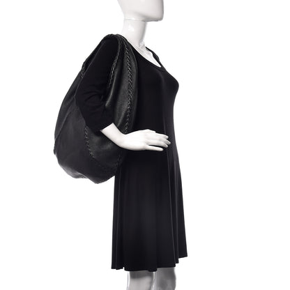 Bottega Veneta Cervo Deerskin Large Hobo Black 2 of 19