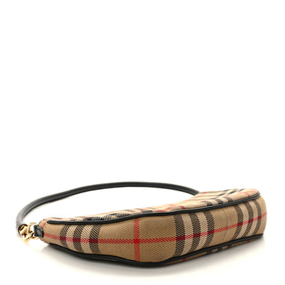 Burberry Vintage Check Calfskin Olympia Pouch Archive Beige 4 of 10