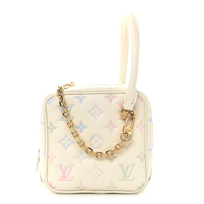 Louis Vuitton Lambskin Embossed Monogram New Square Bag Quartz Multicolor 1 of 17