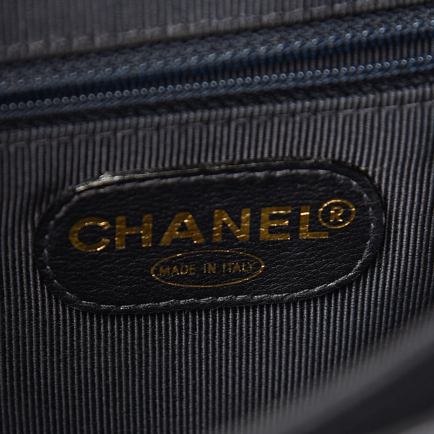 Lambskin Quilted Backpack Navy