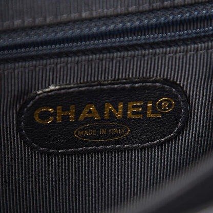 Chanel Lambskin Quilted Backpack Navy 6 of 10