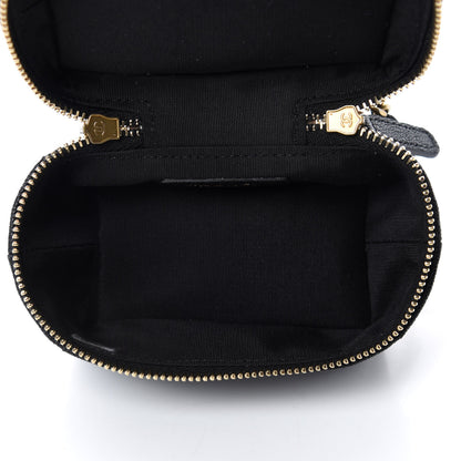 Chanel Caviar Quilted Mini Top Handle Vanity With Chain Black 5 of 11