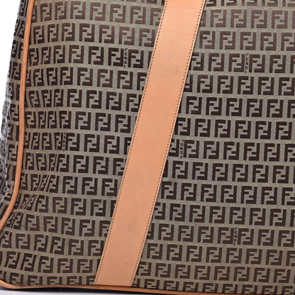 Fendi Zucchino Large Travel Bag Tan 10 of 21