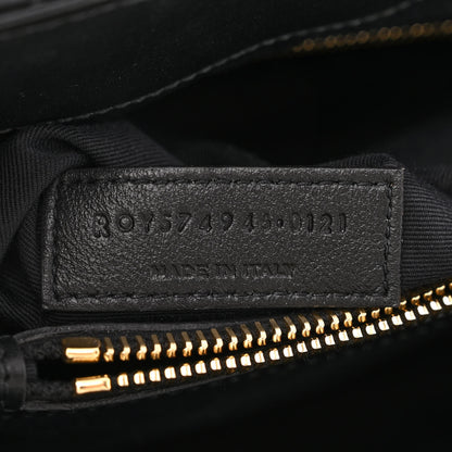 Saint Laurent Calfskin Y Quilted Monogram Medium Loulou Chain Satchel Black 7 of 15