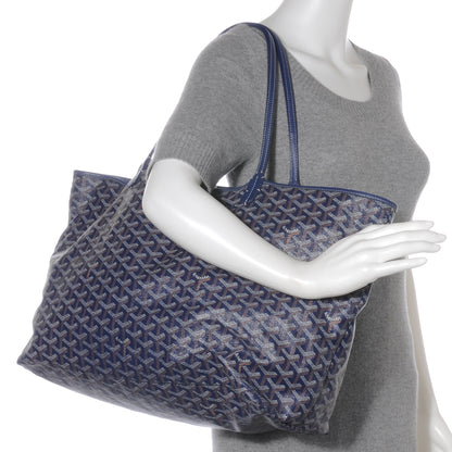 Goyard Goyardine Saint Louis GM Blue 2 of 6