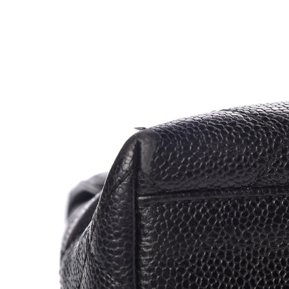 Chanel Caviar Quilted Jumbo Kelly Flap Black 10 of 14