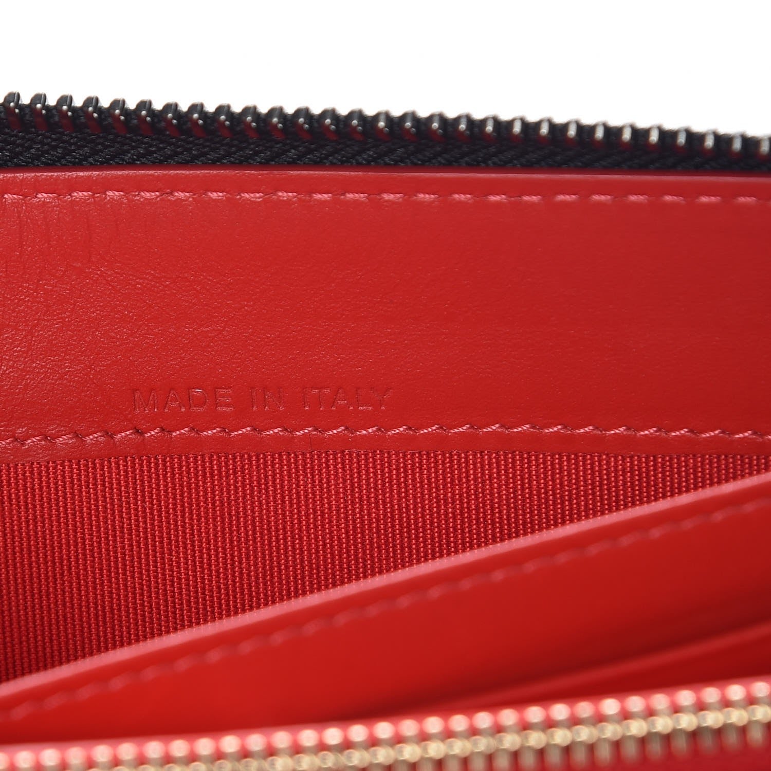 Christian Louboutin Specchio Panettone Spiked Zip Around Wallet Black 7 of 7