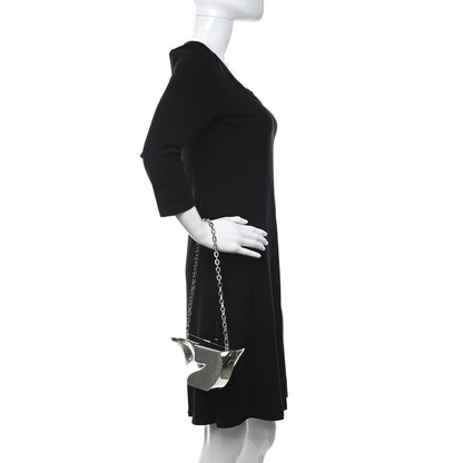 Givenchy Aluminum G Chain Clutch Silvery 2 of 12