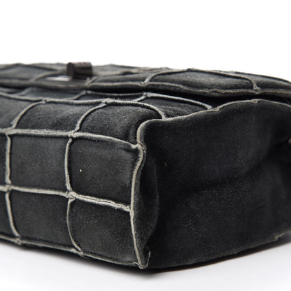 Chanel Suede Chocolate Bar Mademoiselle Flap Dark Grey 7 of 11