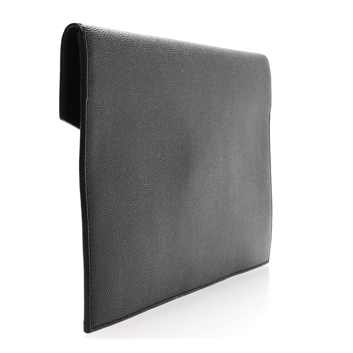 Saint Laurent Grain De Poudre Uptown Pouch Black 3 of 8