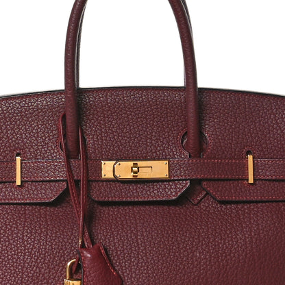 Hermes Fjord Birkin 35 Rouge H 8 of 14