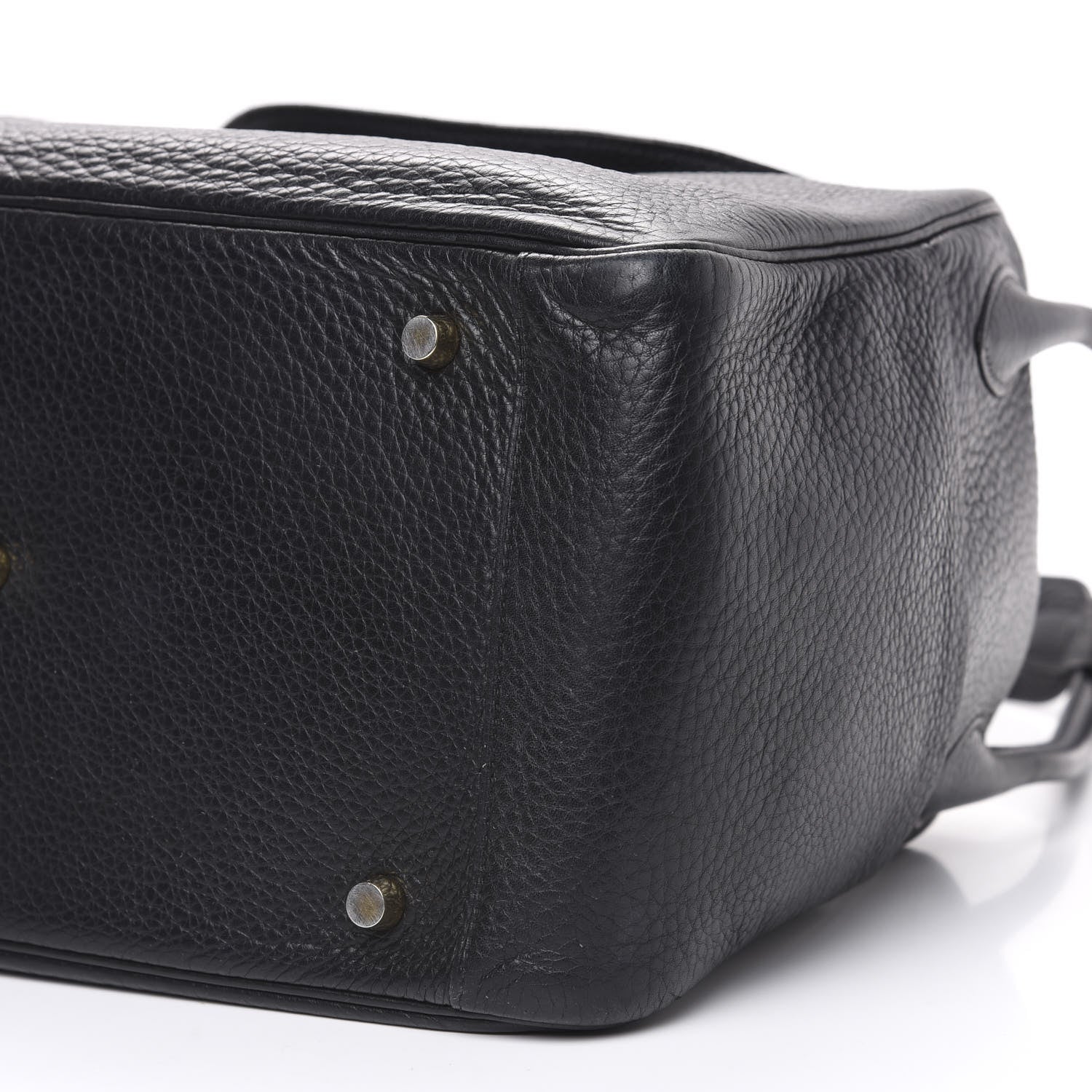 Hermes Taurillon Clemence Lindy 34 Black 9 of 10