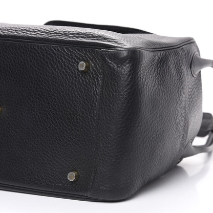 Hermes Taurillon Clemence Lindy 34 Black 9 of 10