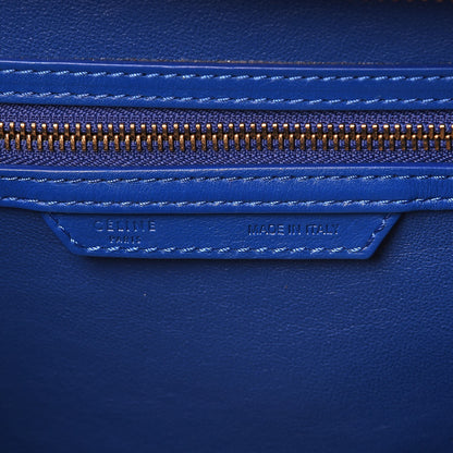 Celine Smooth Calfskin Mini Luggage Royal Blue 6 of 7