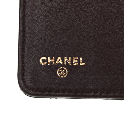 Chanel Lambskin Quilted Medium Agenda Cover Black 5 of 7