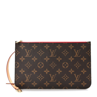Louis Vuitton Monogram Neverfull MM GM Pochette Cherry 1 of 6