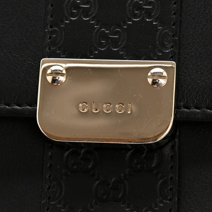 Gucci Microguccissima Calfskin GG Continental Wallet Black 11 of 12