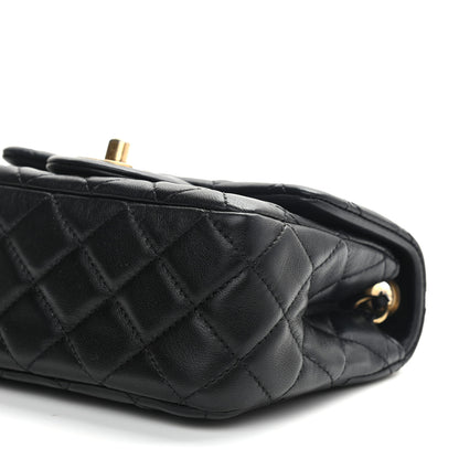 Chanel Lambskin Quilted Mini Pearl Crush Flap Black 9 of 9