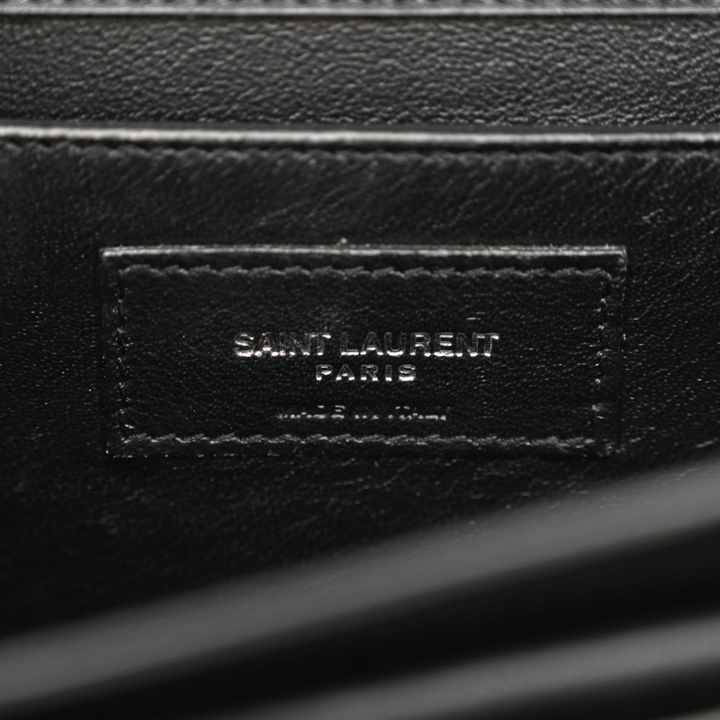 Calfskin Metropolis Chain Shoulder Bag Black
