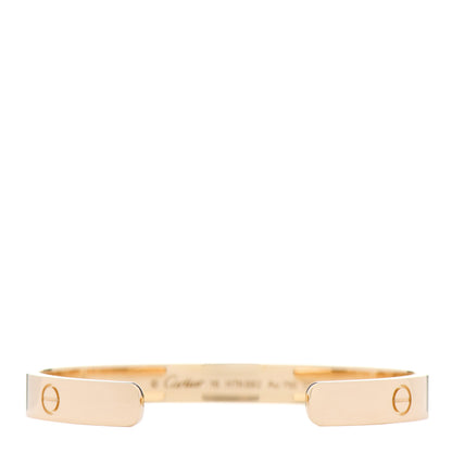 Cartier 18K Yellow Gold LOVE Cuff Bracelet 16 2 of 4